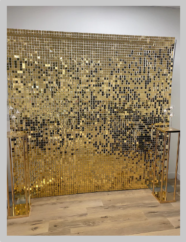 Gold Shimmer Wall