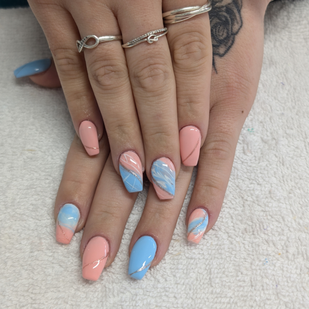 Dip Full Set with Tips at Tips to Toes Nail Studio & Bekah’s Beauty Bar in Hooksett, NH