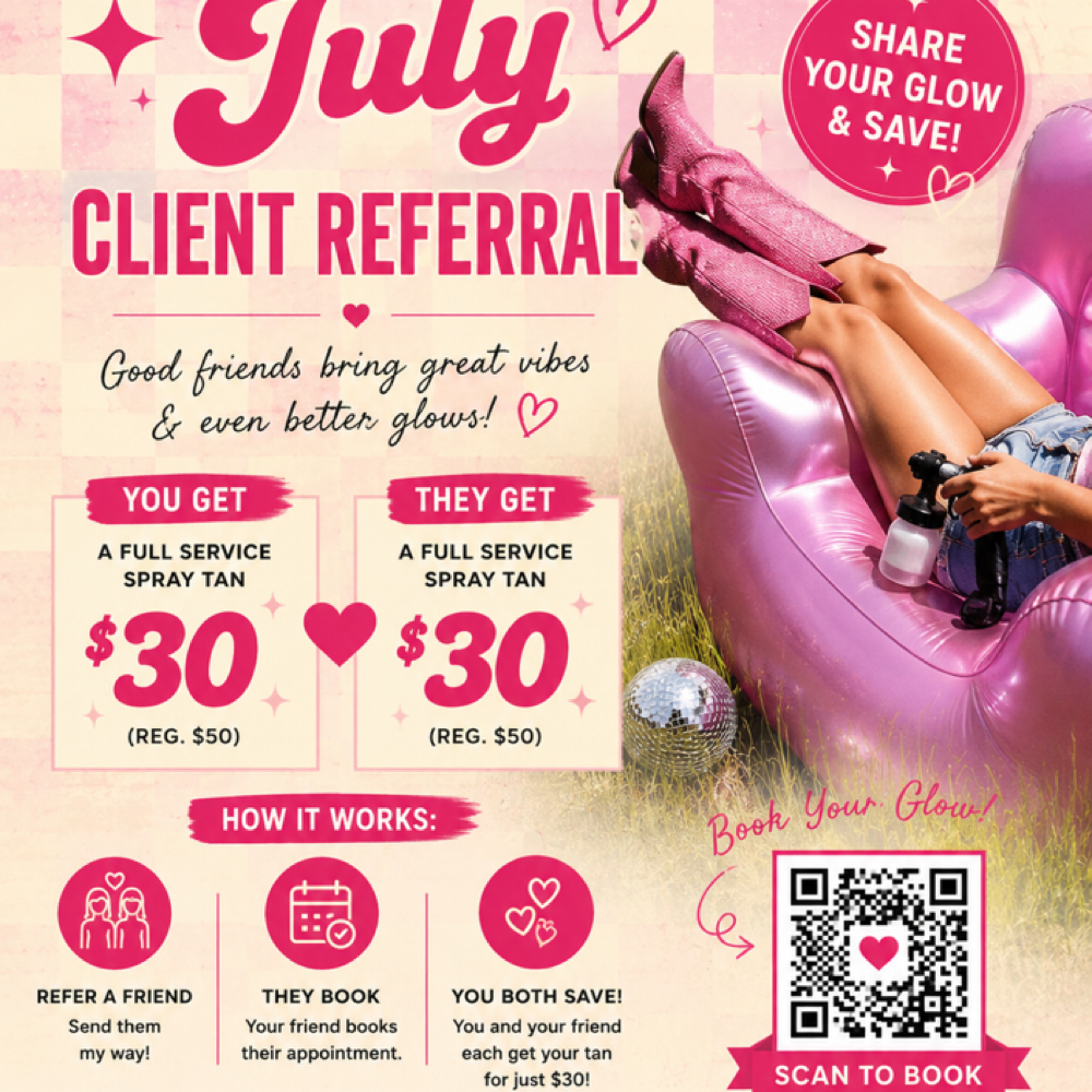 Client Referral Special at Luxe Glow in Gainesville, GA