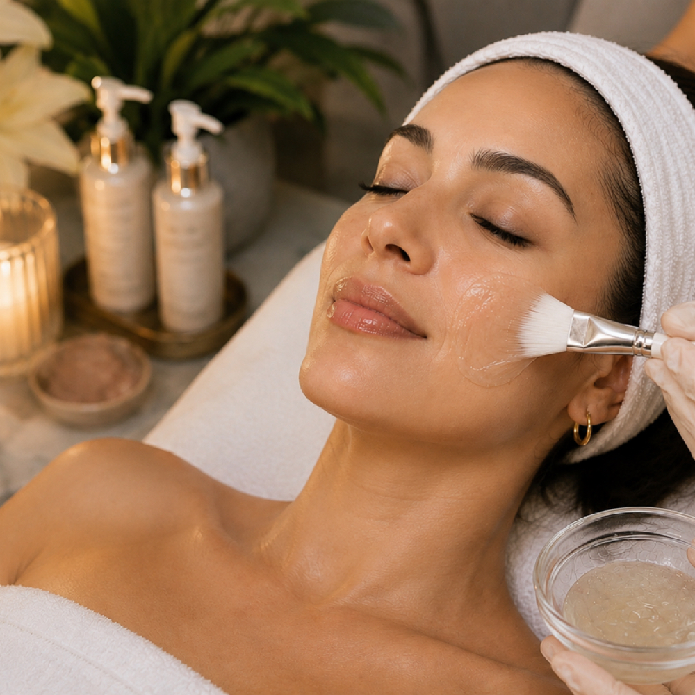 Enzyme Peel Treatment at Aligned Beauty Wellness in Sherman Oaks, CA