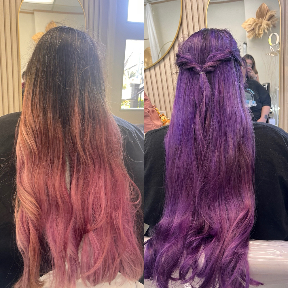 Color Correction at S.H.E.O Salon in Pleasanton, CA