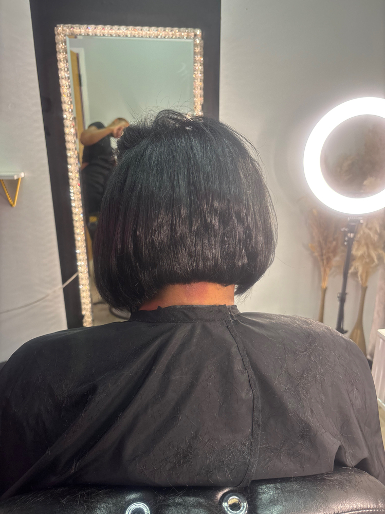 Haircut/ Trim Add-on at Rosé Luxe Studios in Bedford, OH
