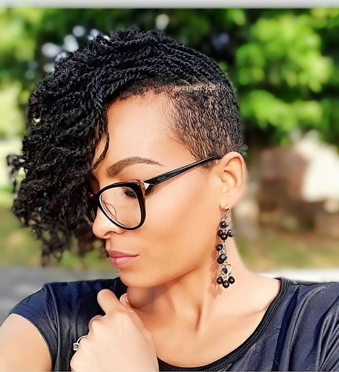 Shaved Sides W Twist