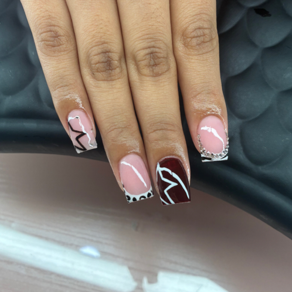 Acrylic Set - 1/2 Magnets at Lush blow and Beauty Nail Technician in Guntersville, AL
