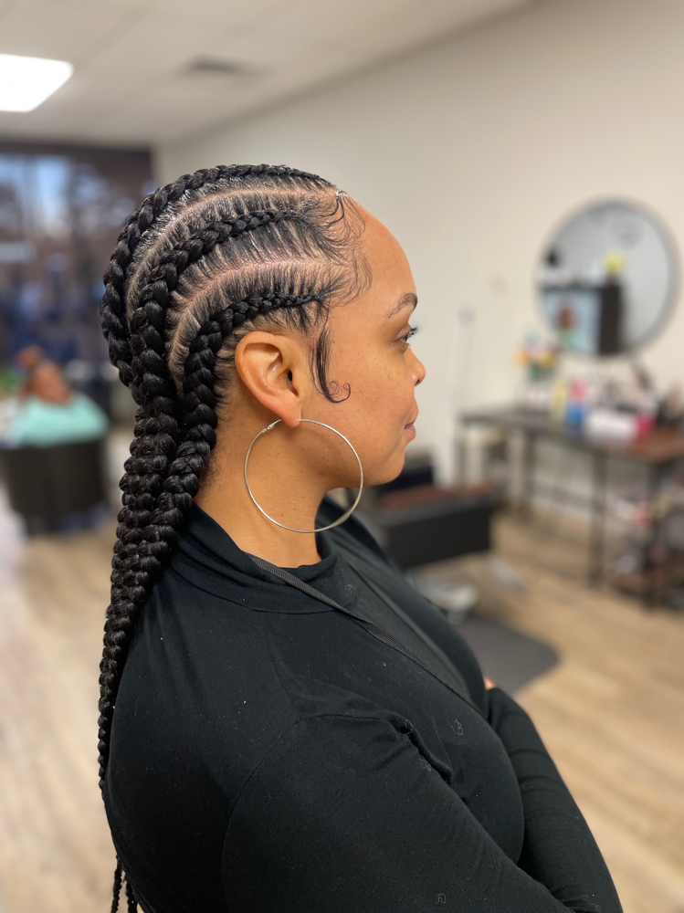 5-6 Feed In Braids Adult at Crown Adjustments in Havelock, NC