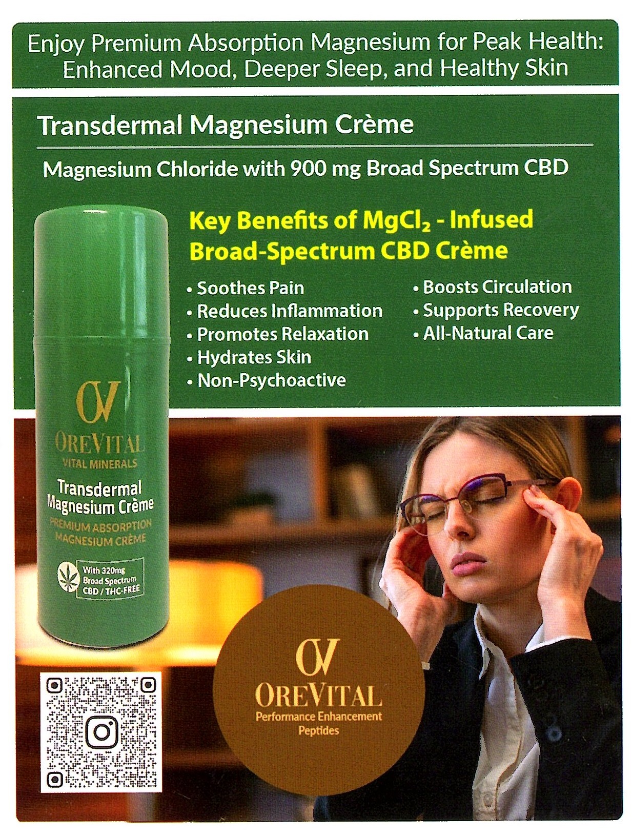Transdermal Magnesium Creme