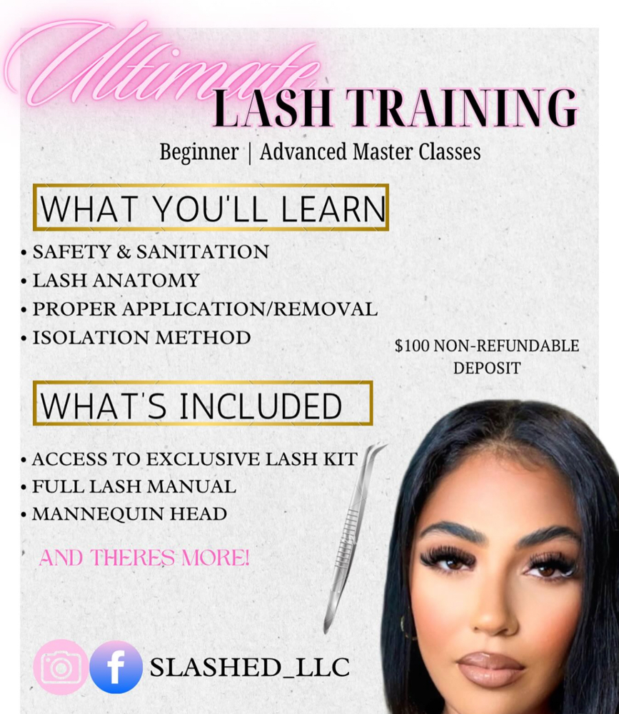 Advanced Master Lash Course at SLASHED in Ladson, SC