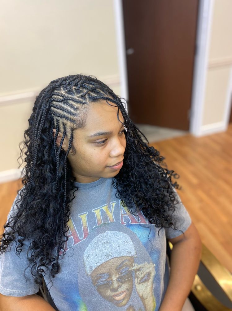 Half Braids Half Quickweave