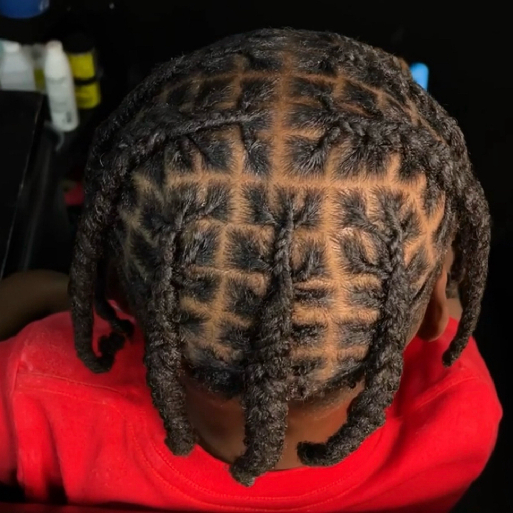 Retwist + Corn Rows at HairByMykaylah in Union City, GA