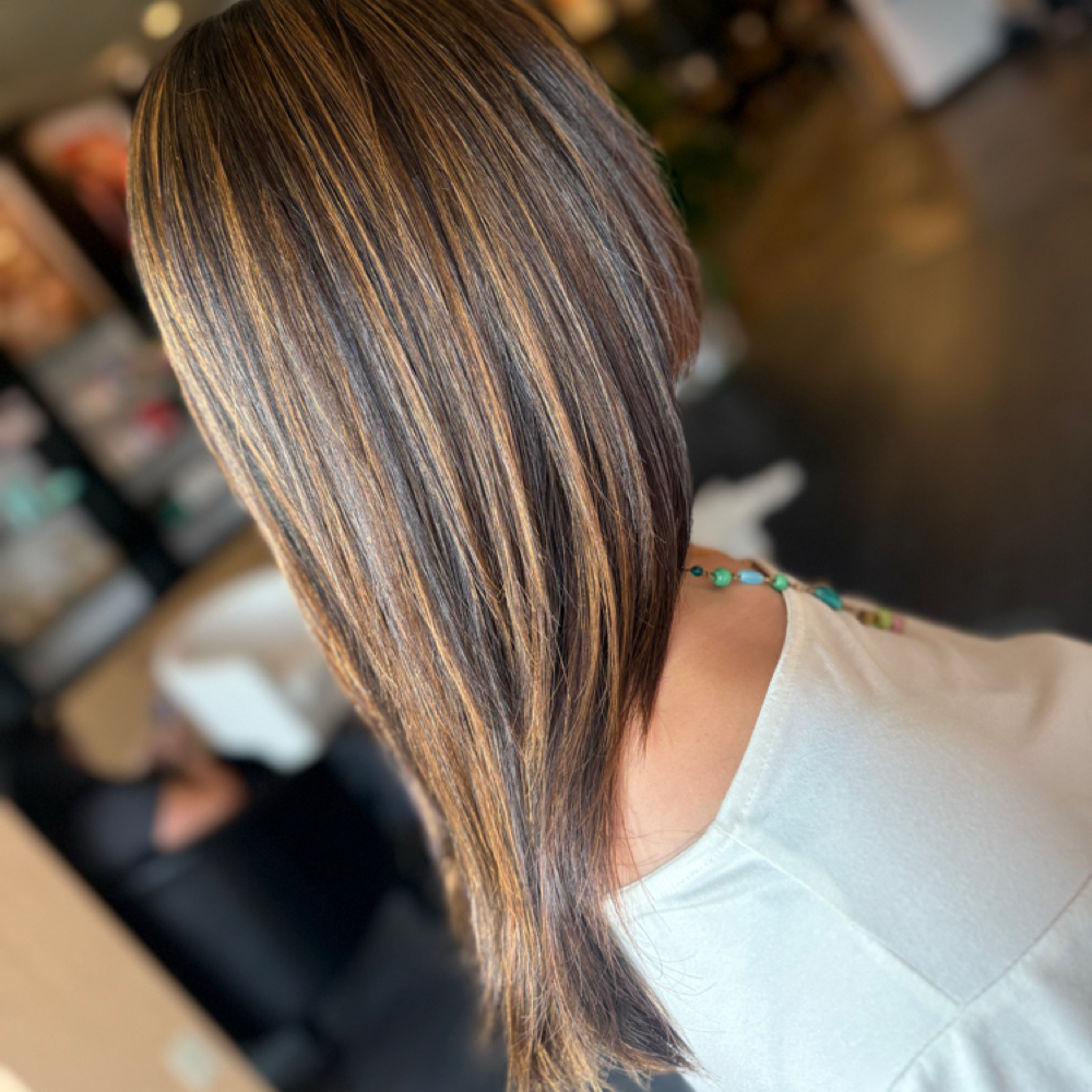 Medium Length Full Foil Highlights at Glam with Seng in Woodbury, MN