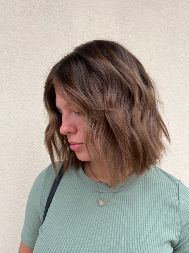 Partial Root Color, With Cut