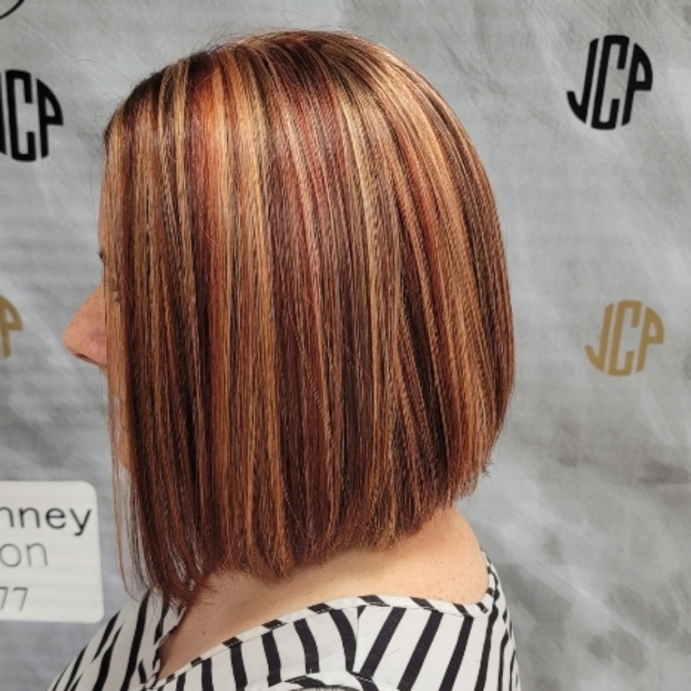 Custom Highlights / Lowlights at Sarah's Bloom & Glow Beauty Haven in Goldsboro, NC