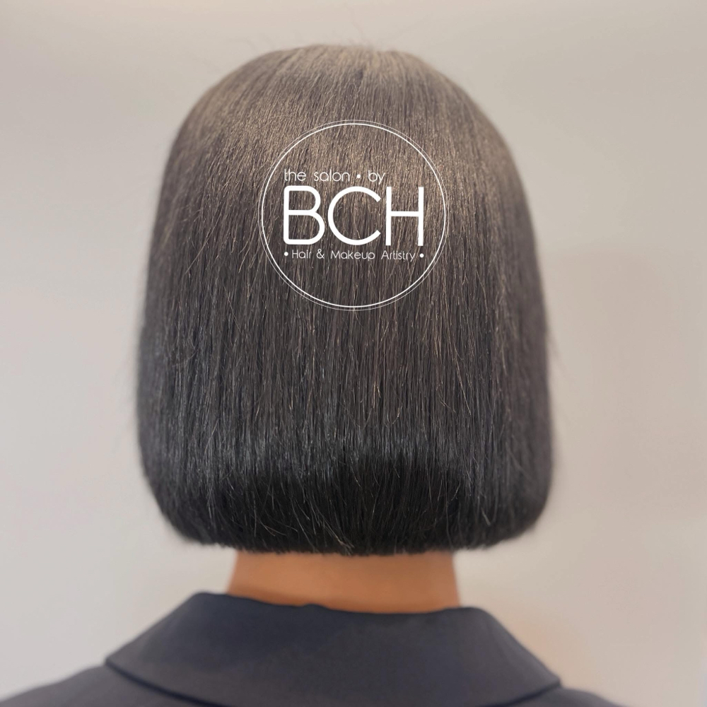 Medium Length Haircut. i.e: Bob Cut