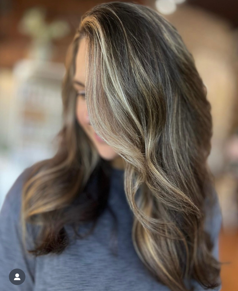 Partial Balayage w/ Cut & Blowout