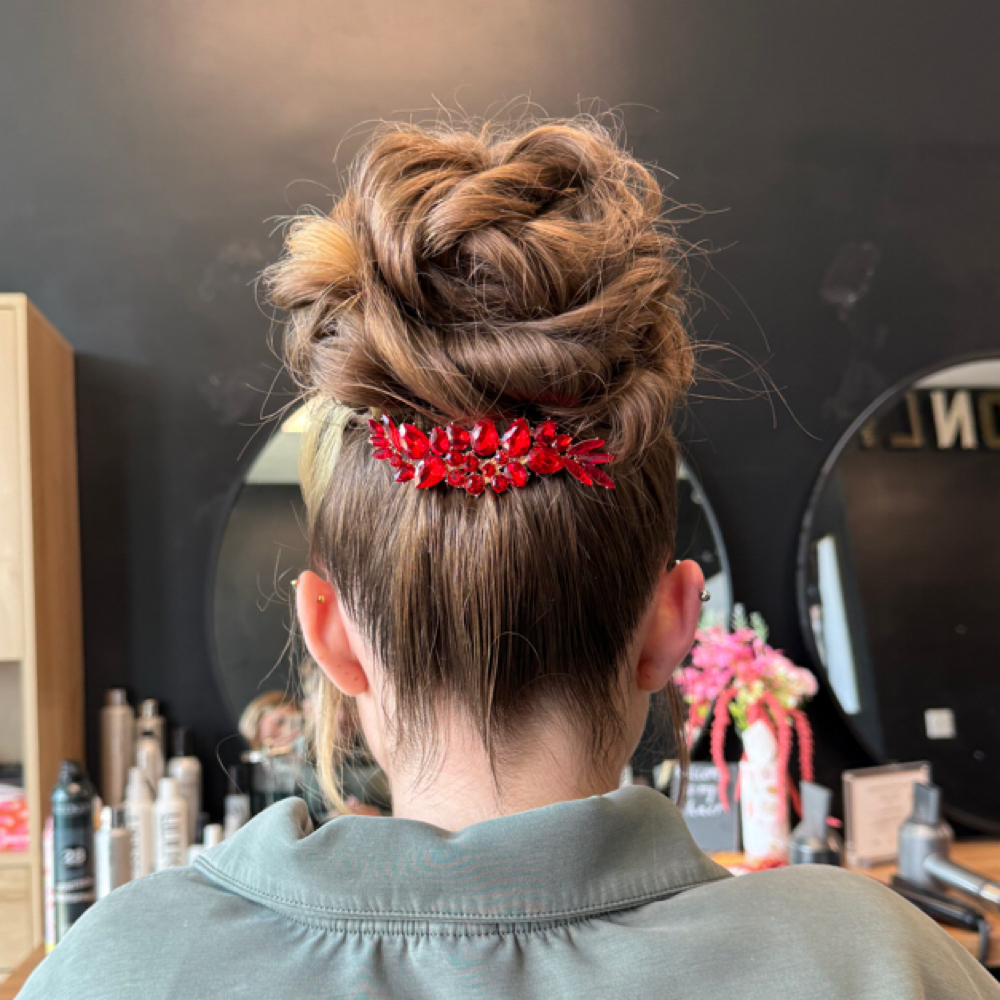 hair updo at The Beauty Icon in Camby, IN