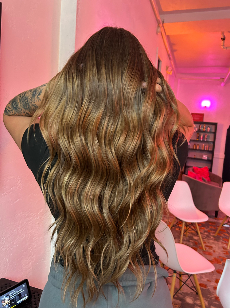 Weft Extension Install at GLOW Spa Tanning & Fitness in Owego, NY