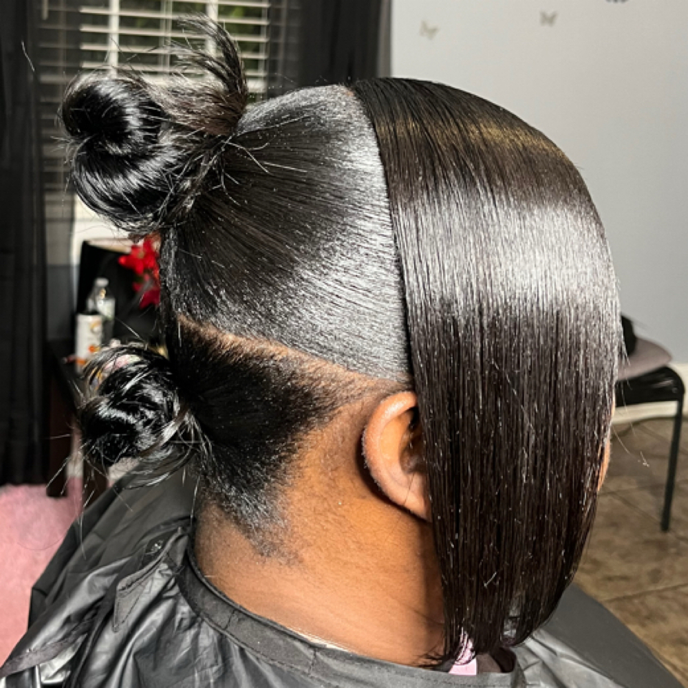 Sleek Ponytail at BraidsNBeyond in Concord, NC