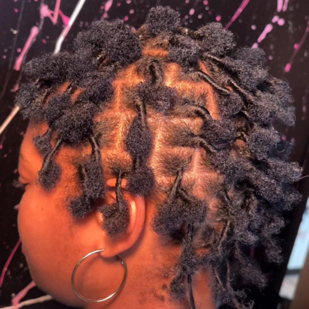 Pre-parting For DIY Braids at KayKreationz in Charlotte, NC