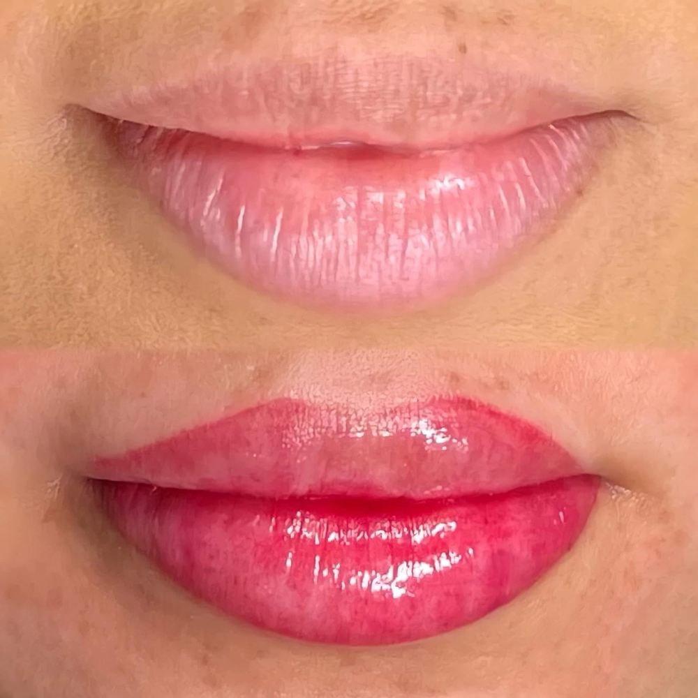 Lip blushing