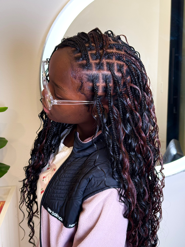 Bohemian Knotless Braids