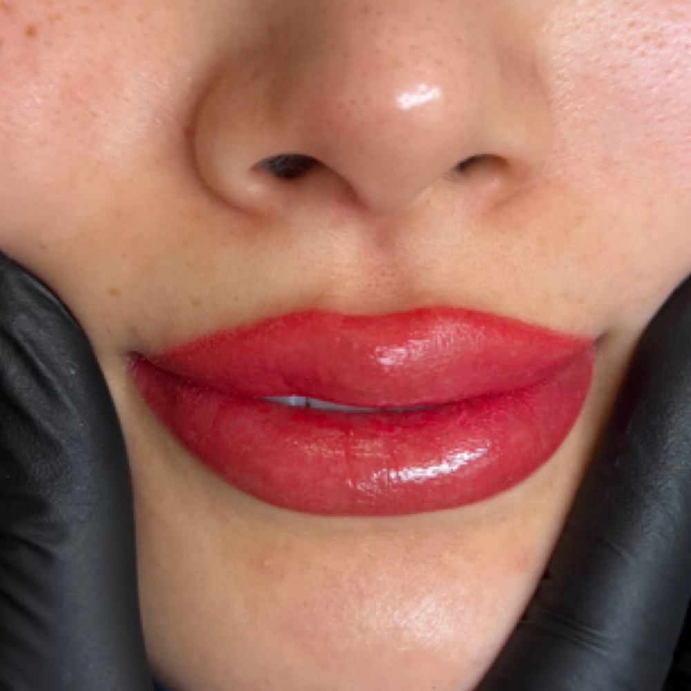 Lip Blushing at Brow Luxe PMU by Rona in Santa Clara, CA