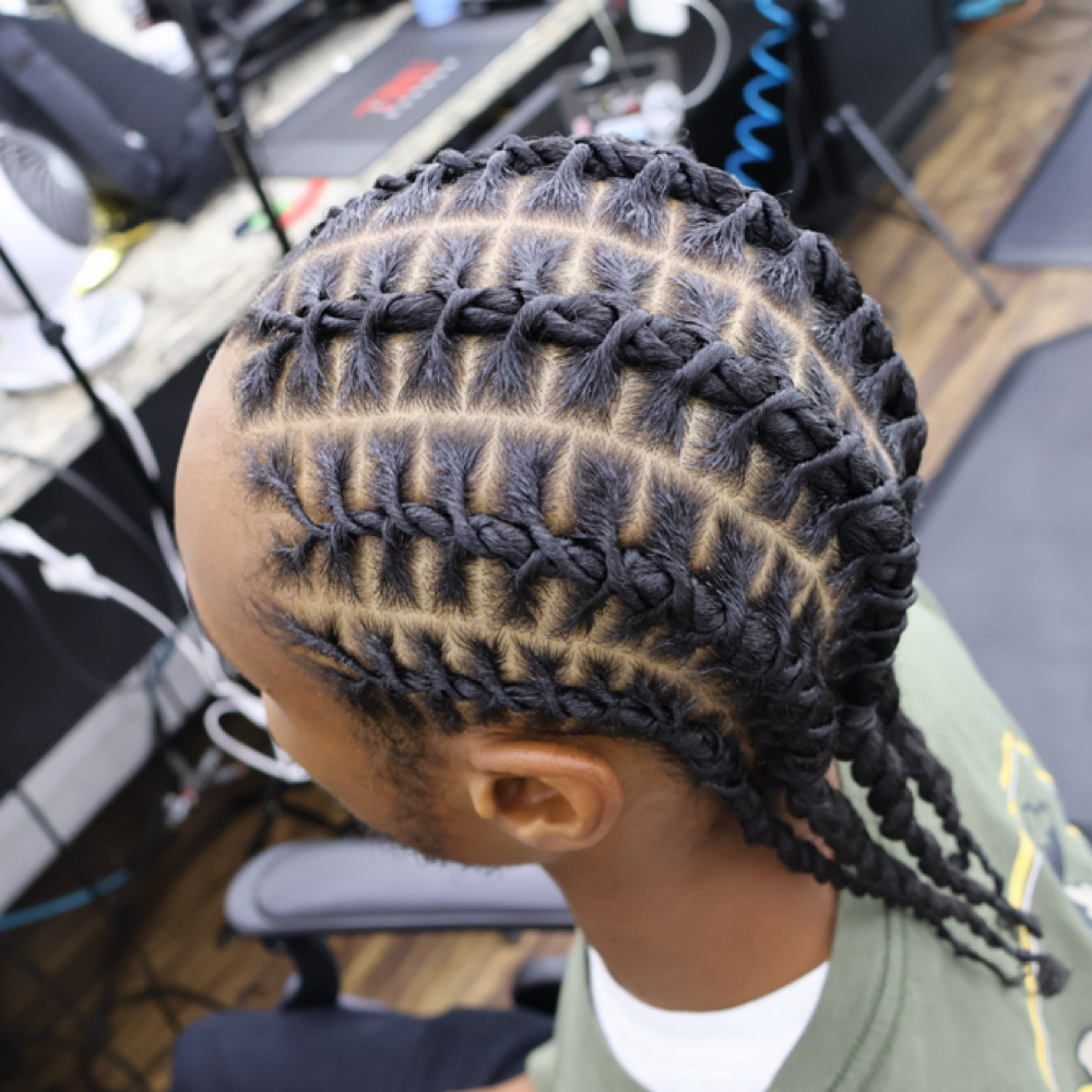 Barrel Braids at Braidss by G in Concord, CA