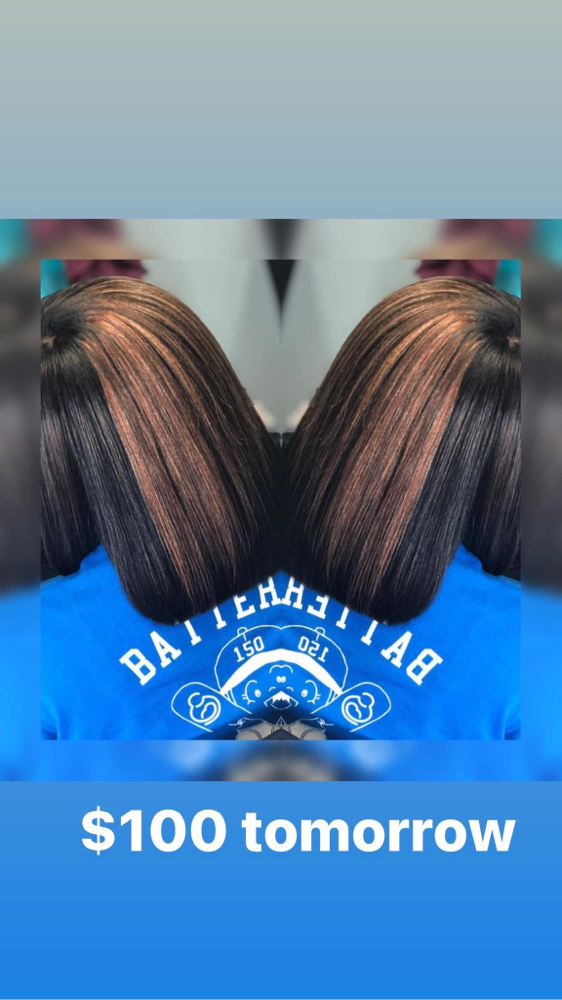 Traditional Bob Hair Included at The Hair Lab Beauty & Barber Lounge in Laurens, SC