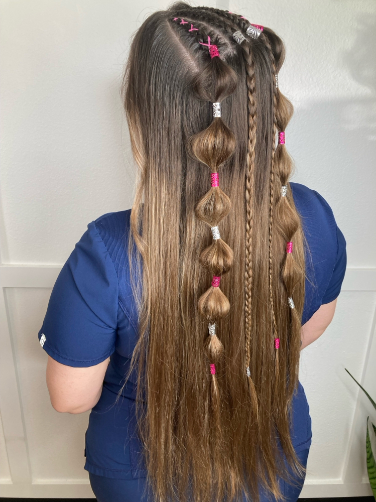 Bubble Braids at Beloved Beauty Salon in McAllen, TX