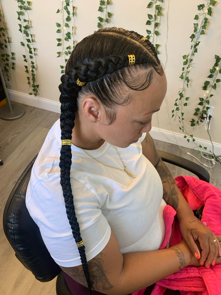 2 Cornrows W/hair at To Be Crowned By Nina Lynn in Emmaus, PA