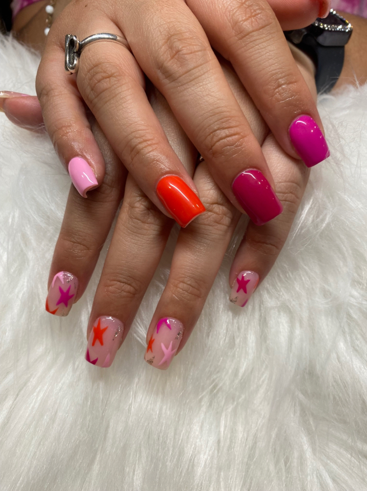 Acrylic Overlay (natural nails)