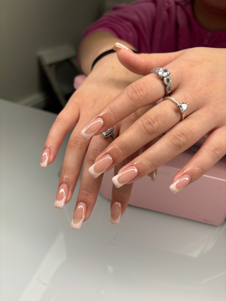 Structured soft gel overlay
