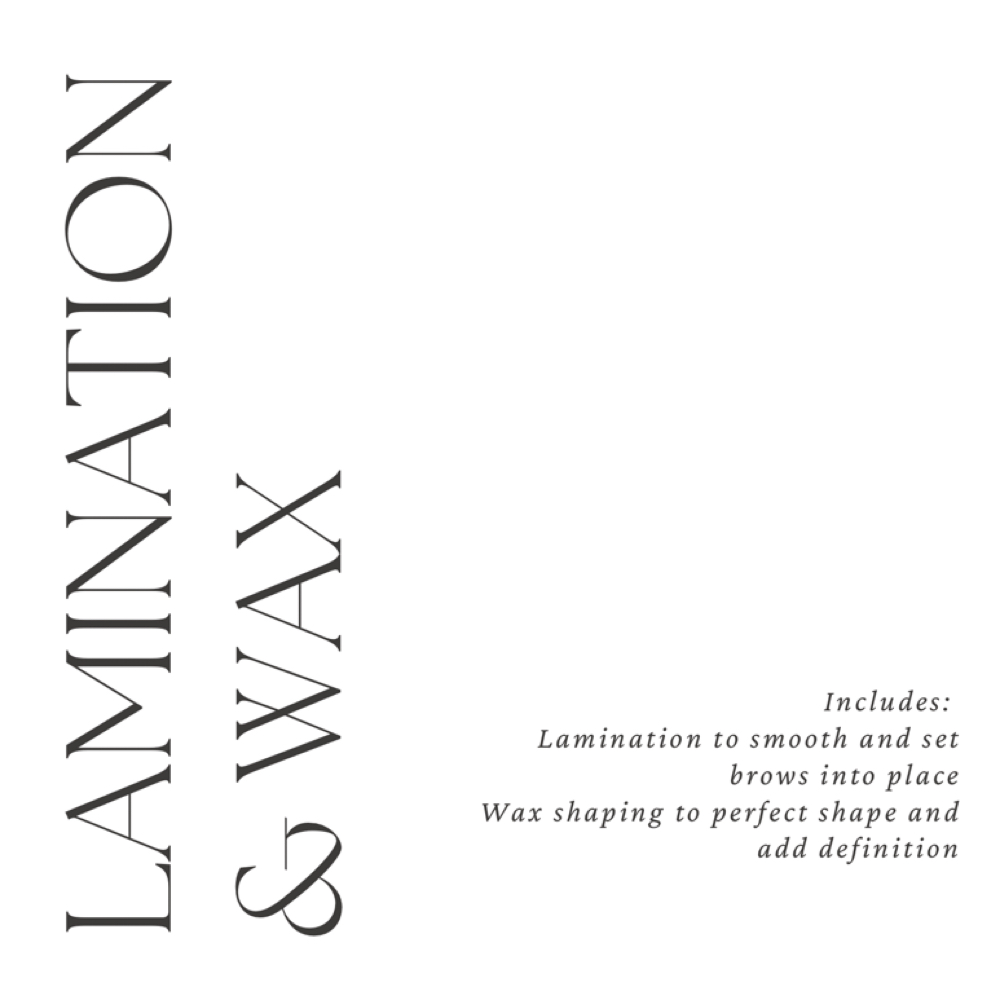 Lamination + Wax at JEM ESTHETICS in Houston, TX