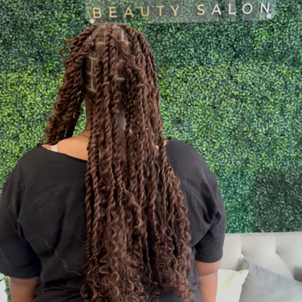 Boho Knotless Island Twist at Looks By Ti in Milford, CT