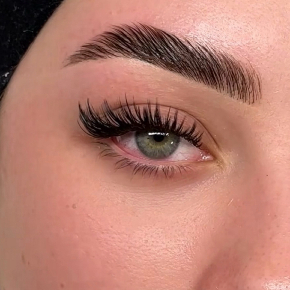 Wispy Wet Look Lash Extensions at Lush Beauty Studio in Duluth, GA