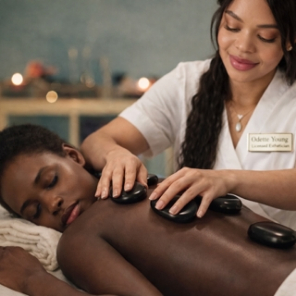 Full Body Pain Relief + Warm Stone Therapy at Young Supreme Esthetics NYC in New York, NY