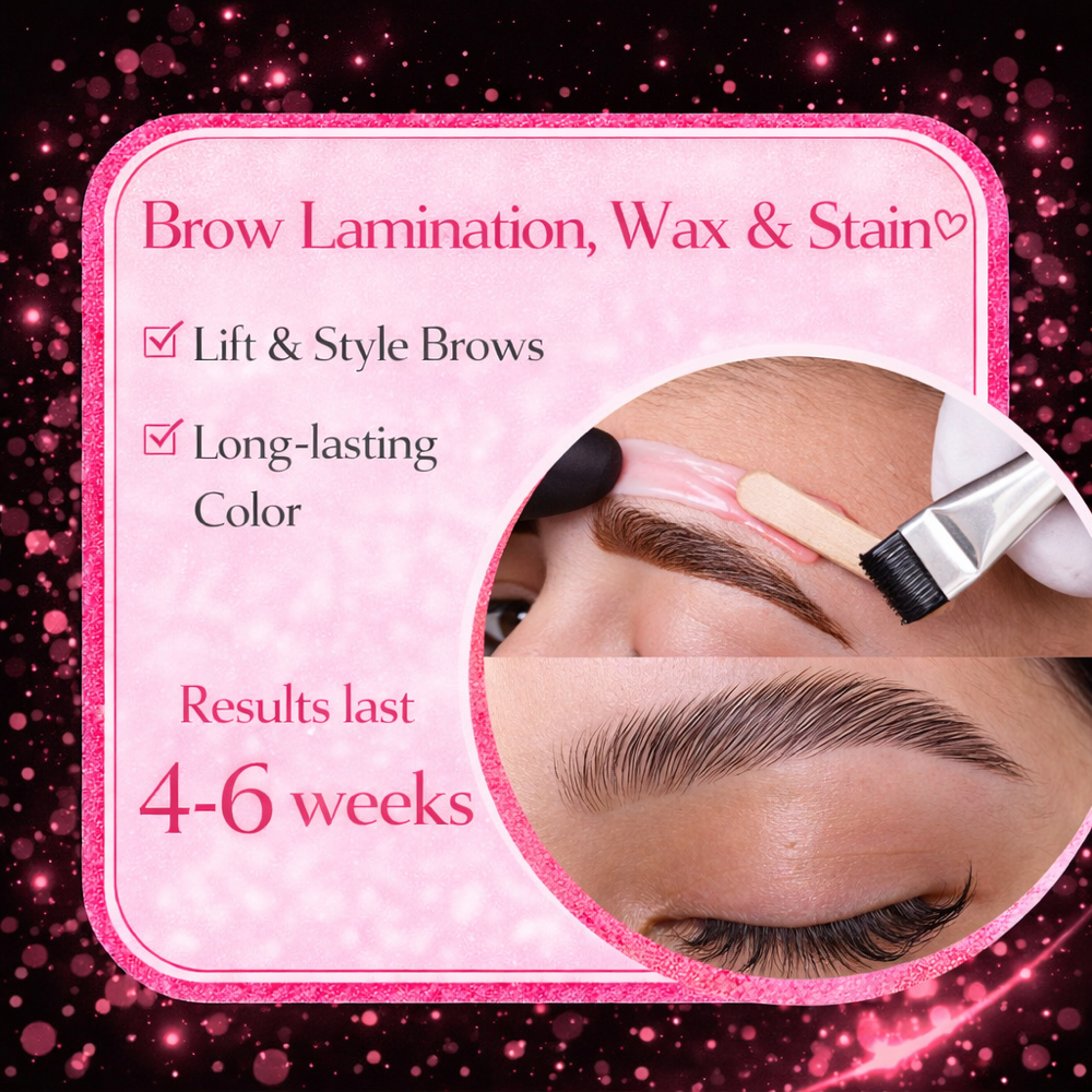Brow Lamination (W/ Wax & Tint)