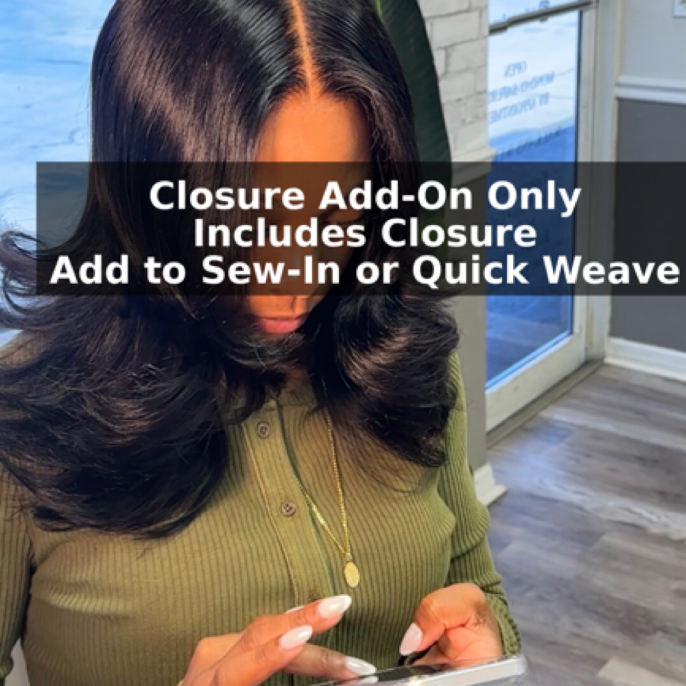 Lace Closure Add On (closure Only) at Allure Salon in Port St Lucie, FL
