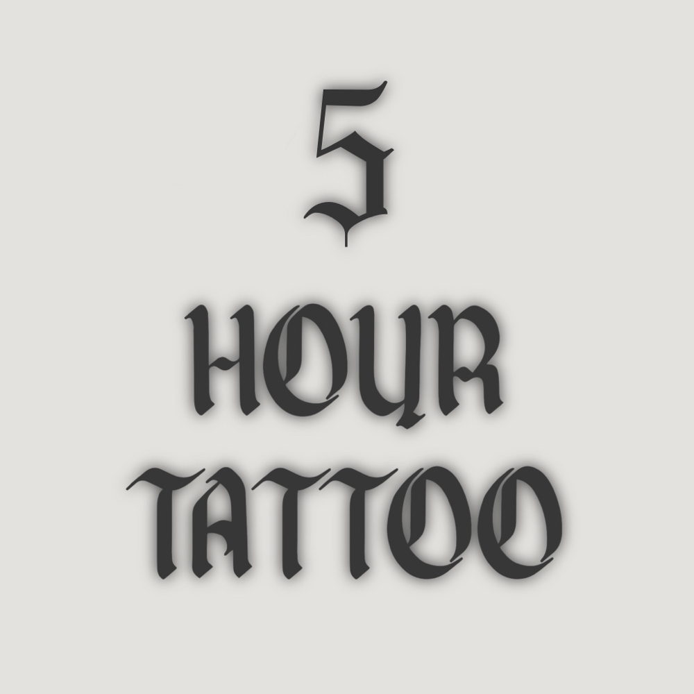5 Hour Tattoo at Petra Pokes in Seguin, TX