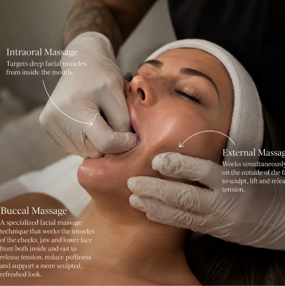 Mini Buccal Reset | Facial Sculpt at Seraphina Skin . Energy . Ritual in Bay Shore, NY