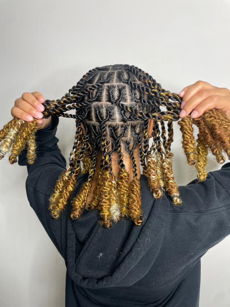 Shoulder Length Invisible Loc Twist at J.Dastylist Braiding & More in Morgantown, WV