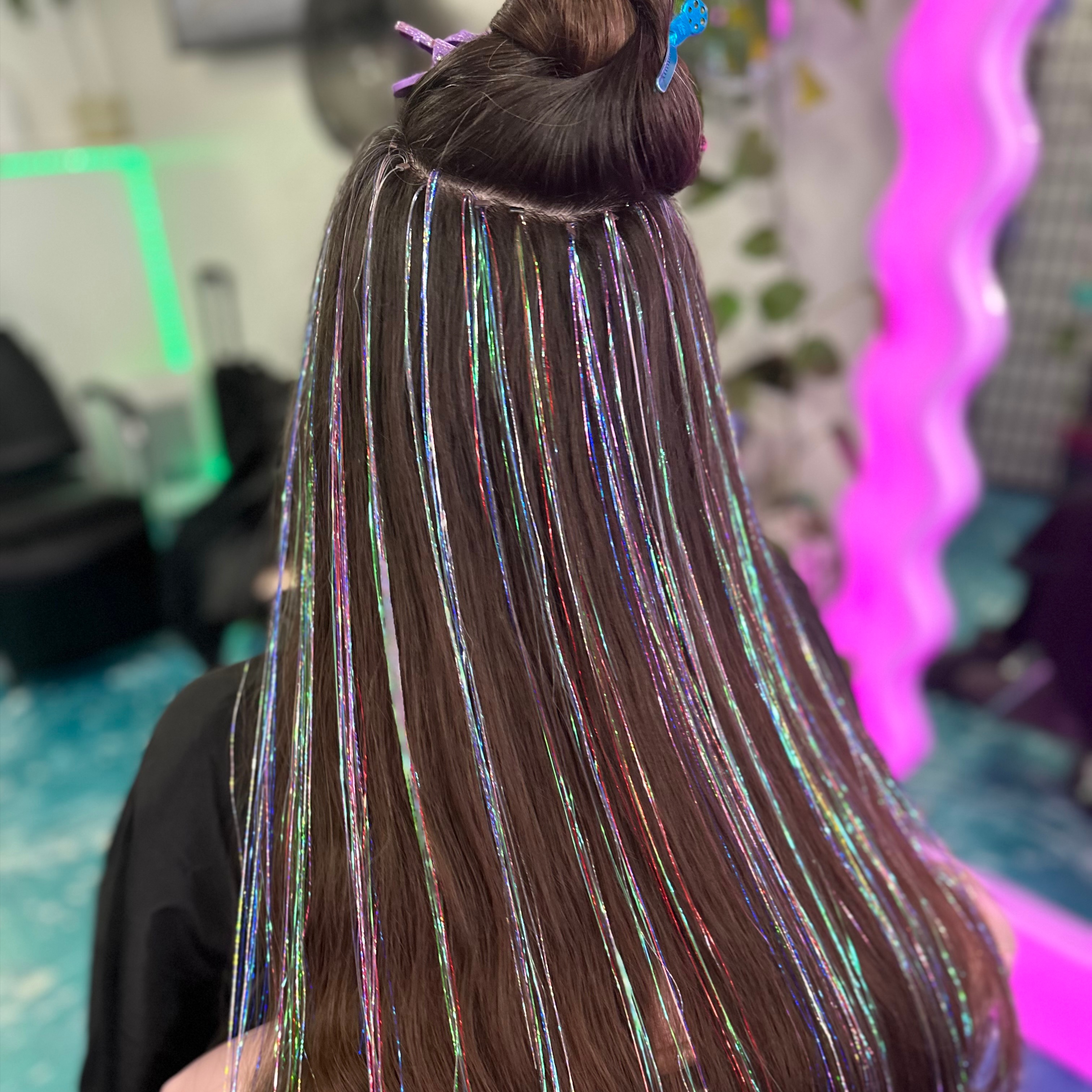 Hair Tinsel at ming schipper in San Jose, CA