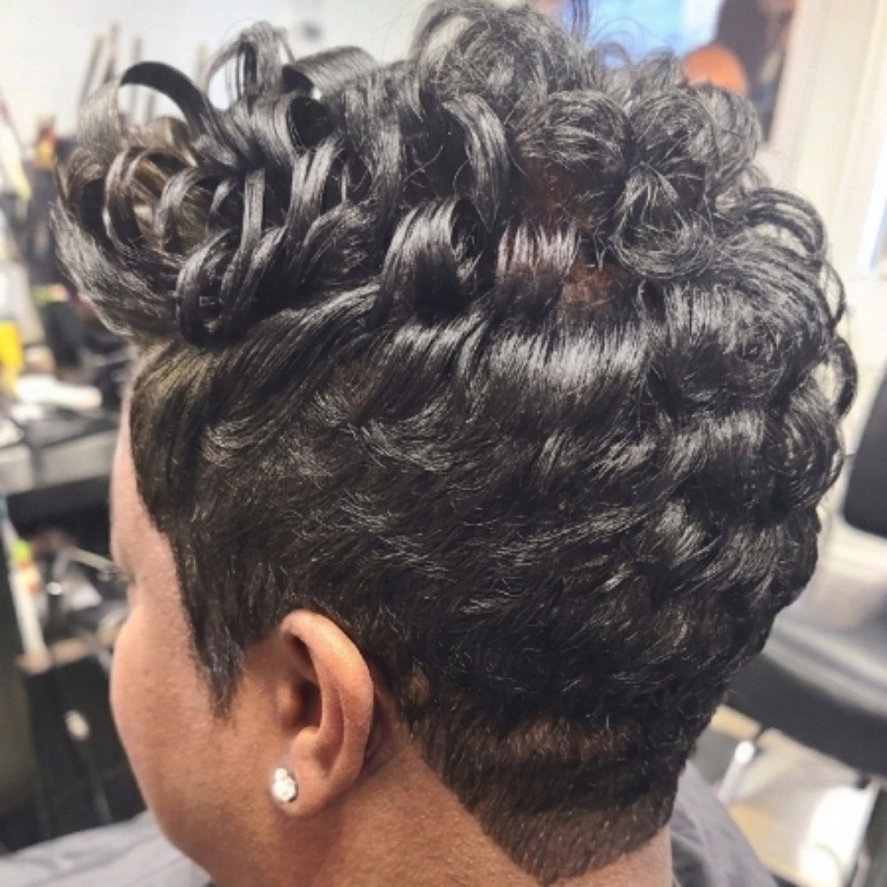 Precision Cut Only at Chon's Unique House of Hair in Detroit, MI