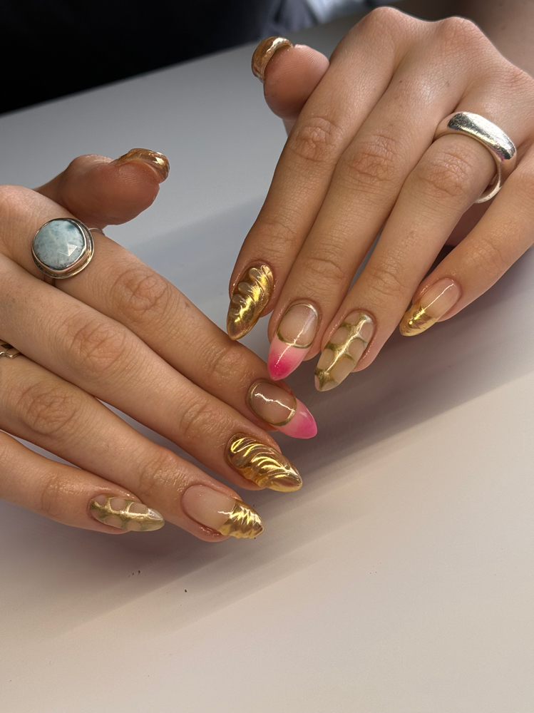 Structured Gel Mani- Long