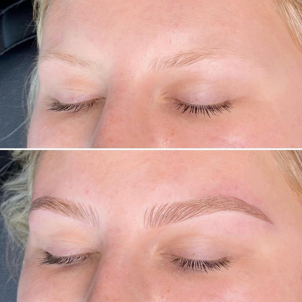 2nd Session Of Microblading at Amethyst Spa in Omaha, NE