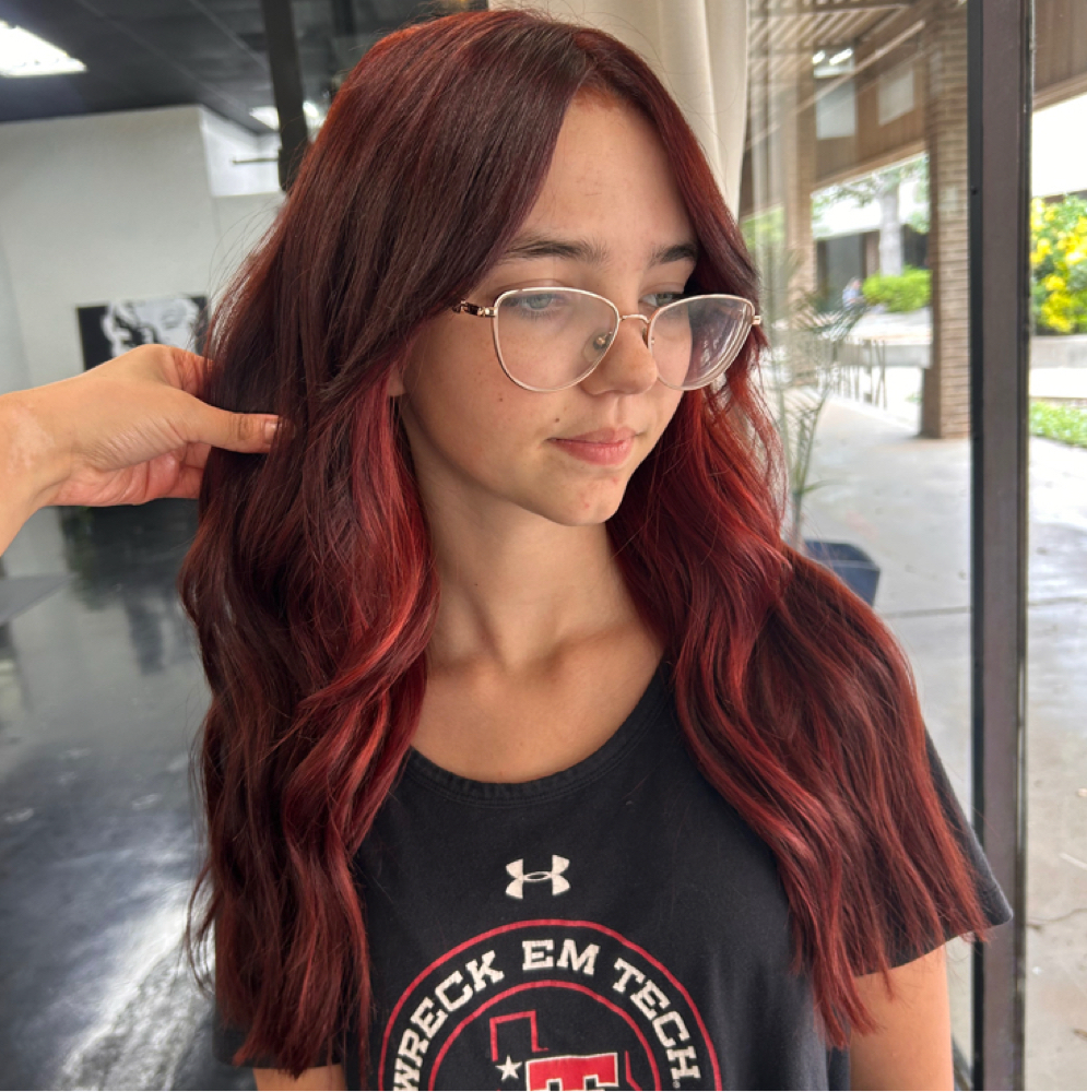 All Over Color With Haircut at Beauty by Mariah in Abilene, TX
