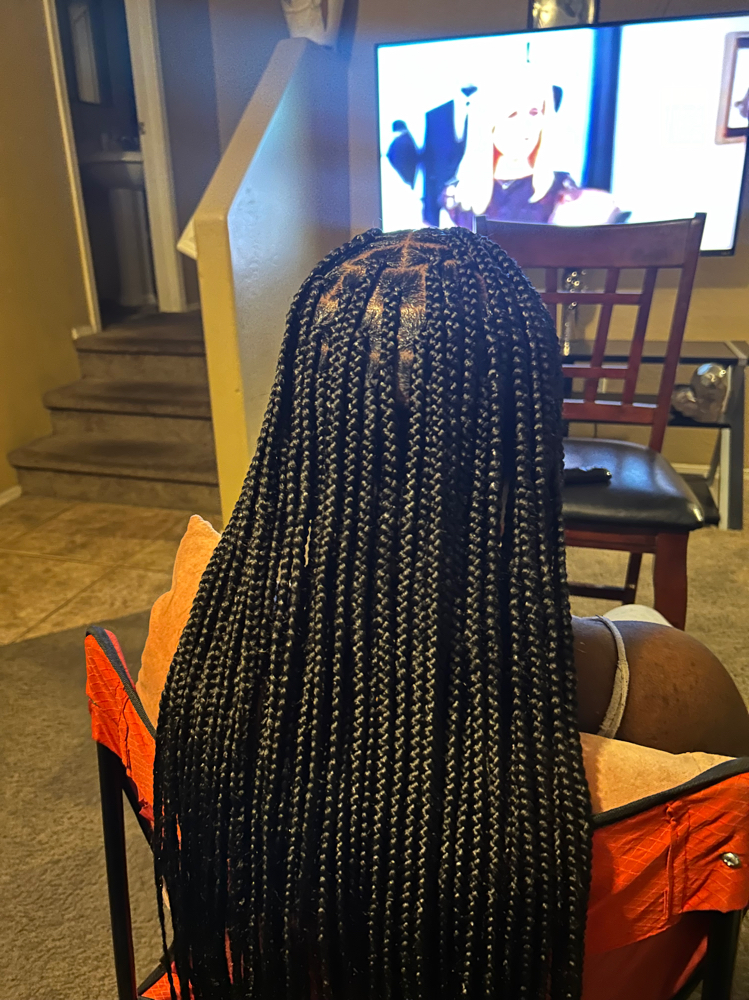 Small Knotless Braids at KrossedByKris in Phoenix, AZ