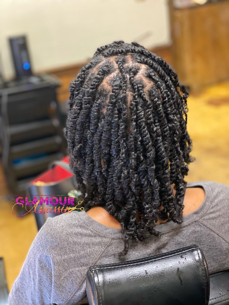 Two Strand Twist at Glamour Assassin in Jackson, MS