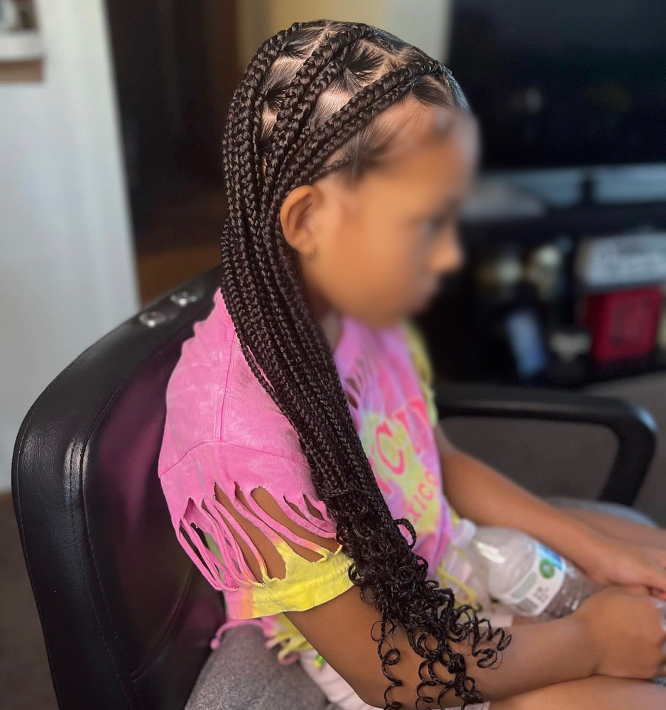 Knotless/box Braids (kids Under 10)