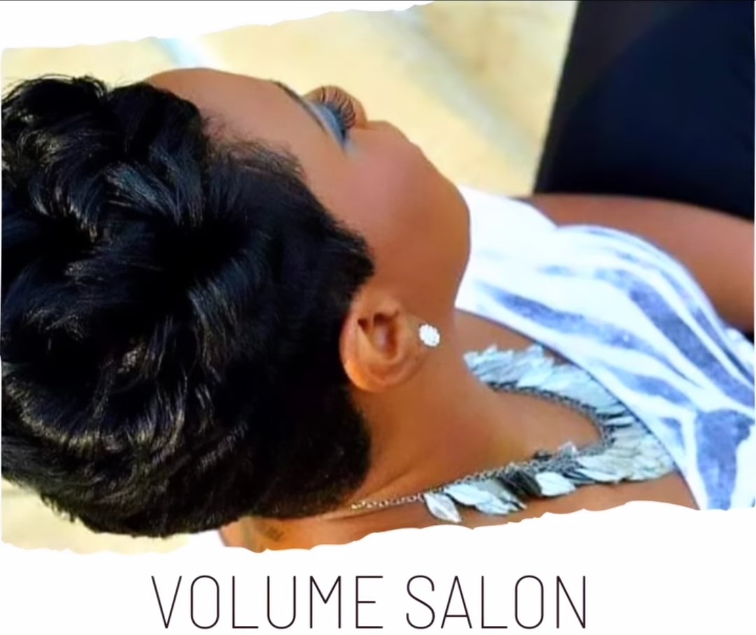 Roller Set On Relaxed Hair