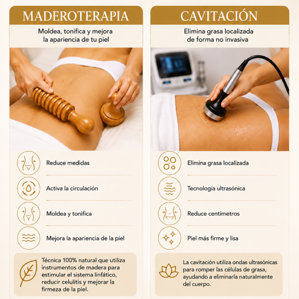 Cavitation & Wood Therapy Combo at The Goddess of Beauty in Cape Coral, FL